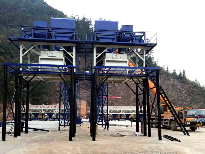 小型混凝土攪拌站，有3種布置方式，攪拌站廠家建站供應(yīng)！