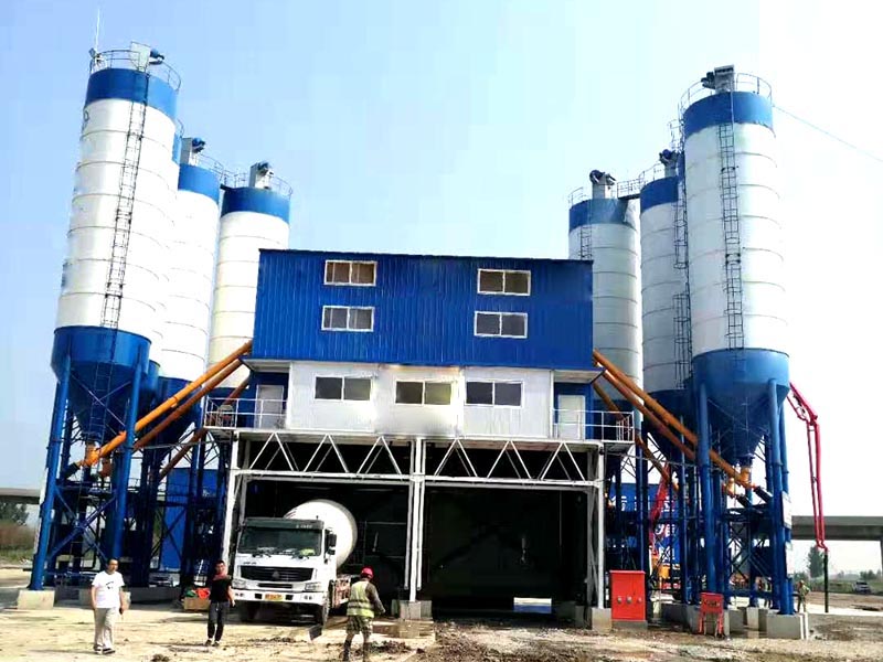 HZS180混凝土攪拌站平面圖-安裝順序，攪拌站廠家設(shè)計建站